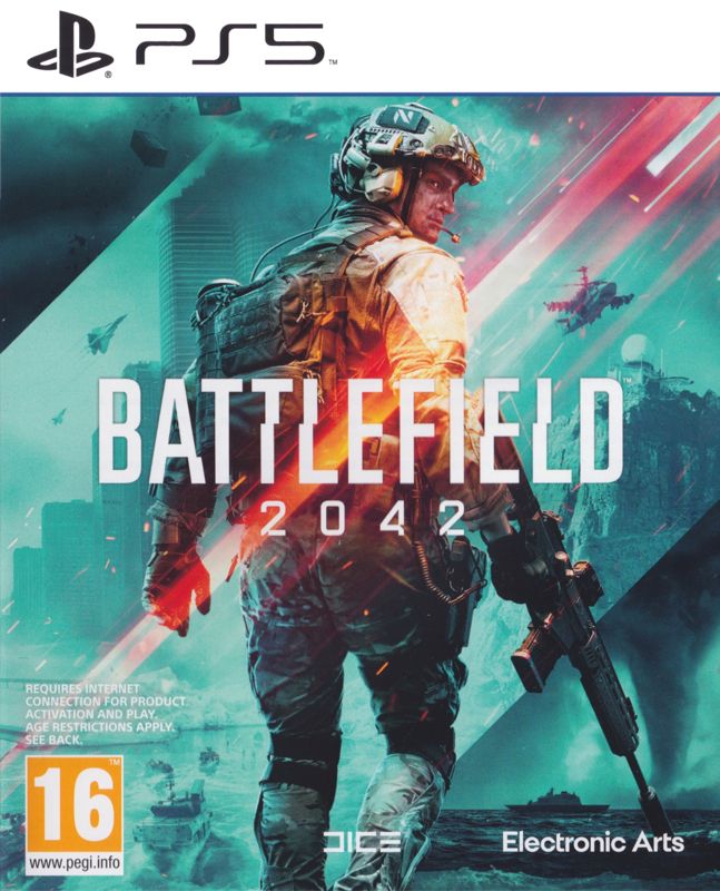 Battlefield 2042 box art for Playstation 5